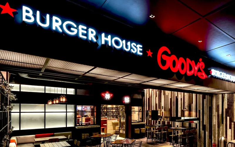 החזית של Goody's Burger House
